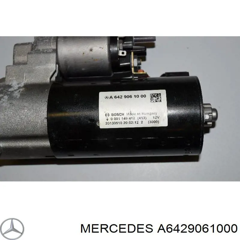 Motor de arranque A6429061000 Mercedes