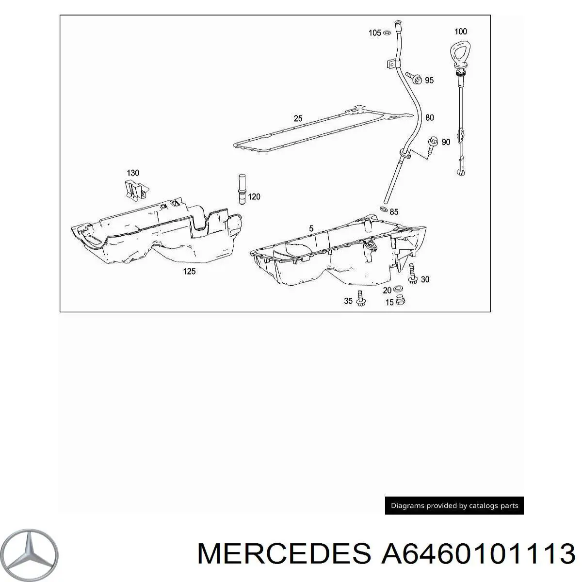 Cárter de aceite del motor para Mercedes E (S211)