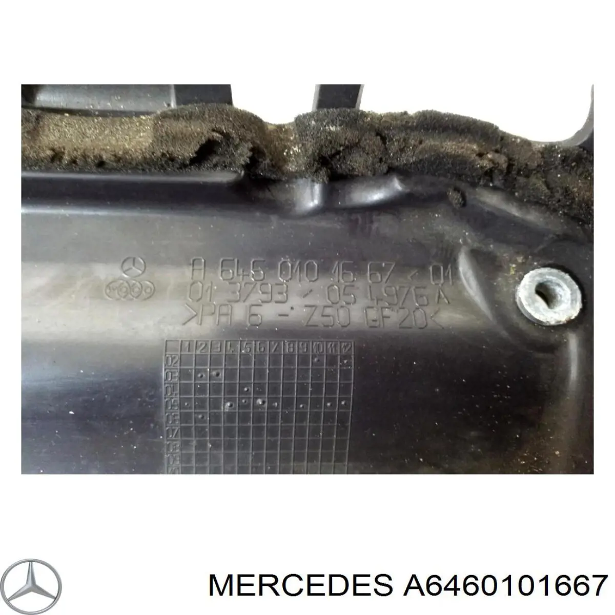 Comprar A6460101667 Mercedes Tapa motor