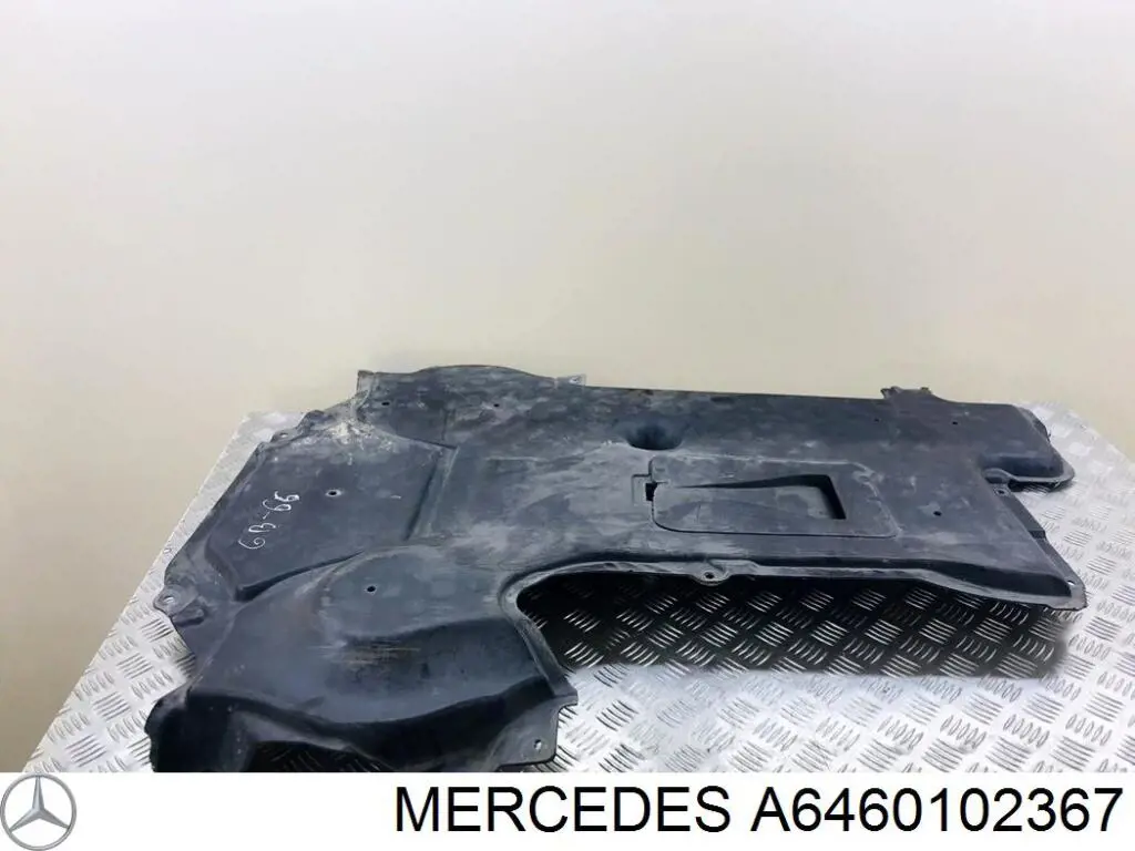 A6460102367 Mercedes cubierta de motor decorativa