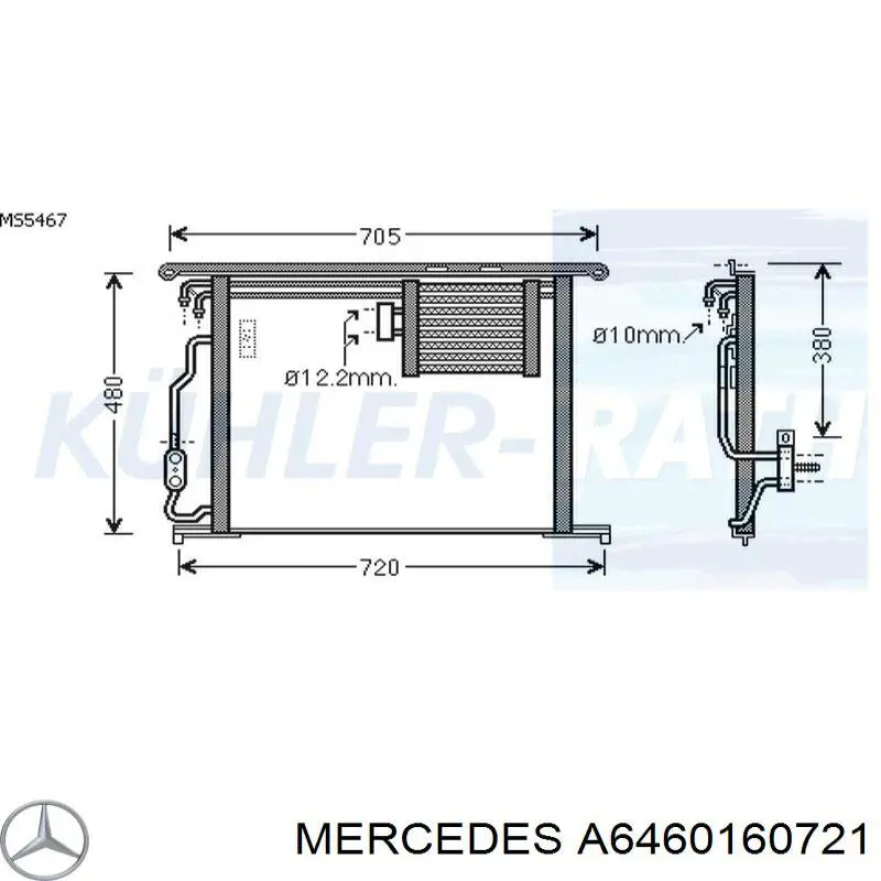 Junta tapa de balancines A6460160721 Mercedes