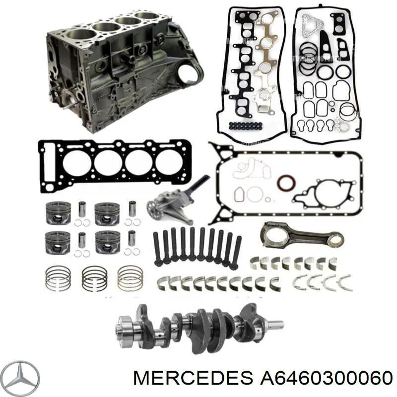Juego de cojinetes de biela, estándar (STD) Mercedes A6460300060 precio, desde 33,18 EUR