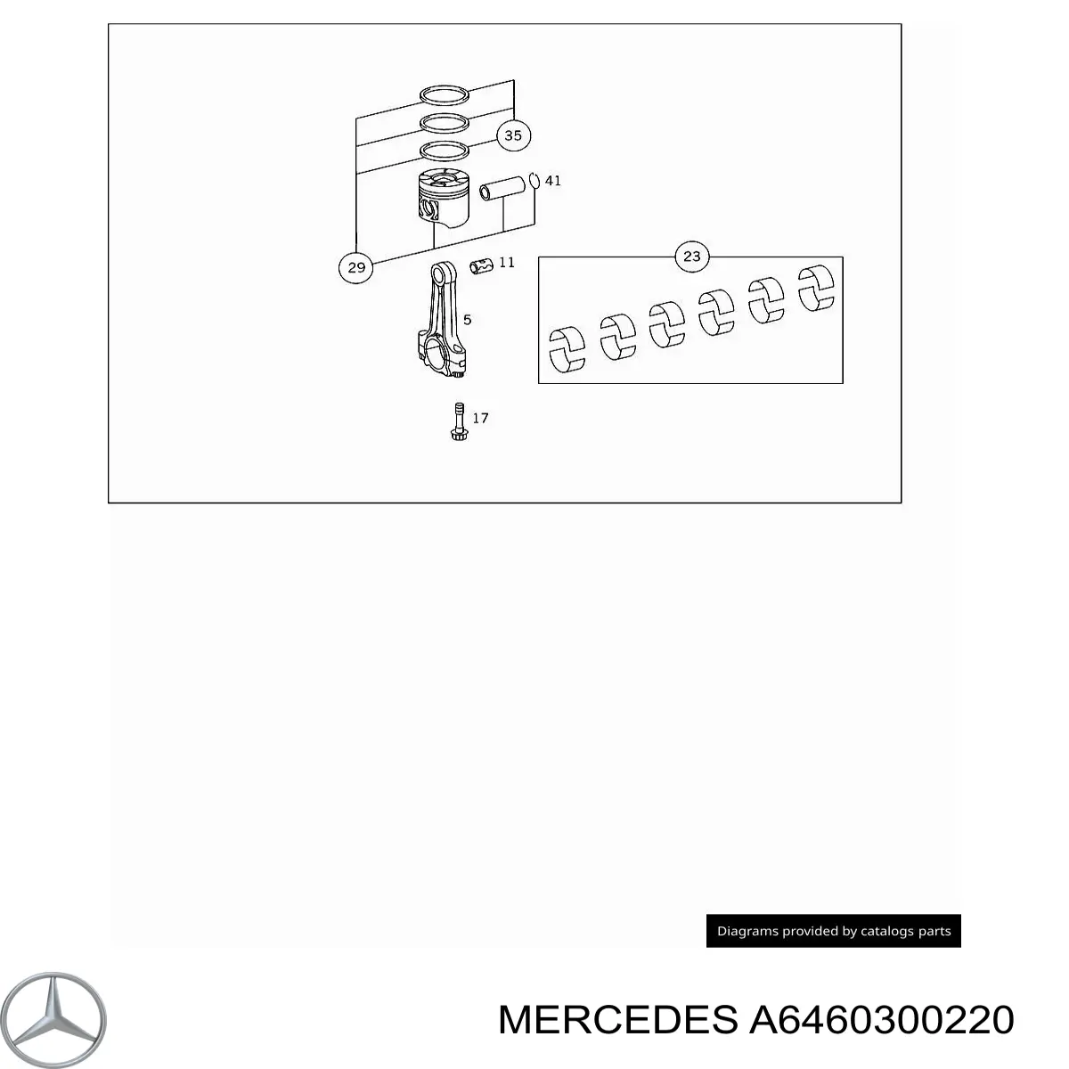 Biela A6460300220 Mercedes