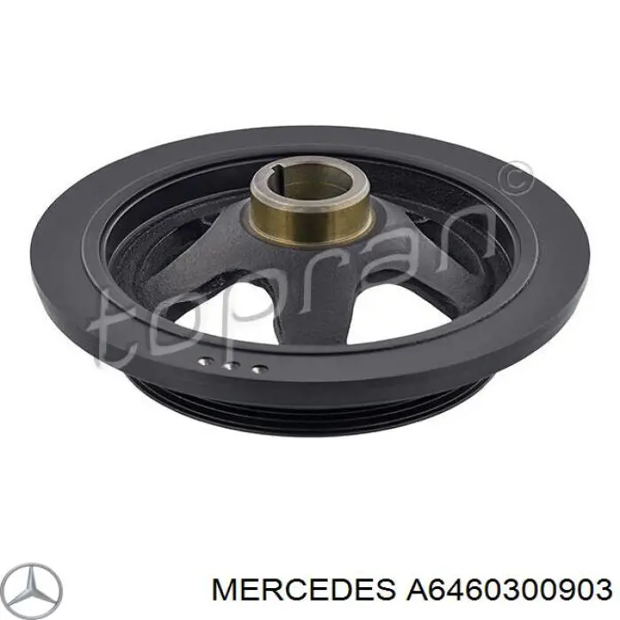 Comprar A6460300903 Mercedes La polea del cigüeñal