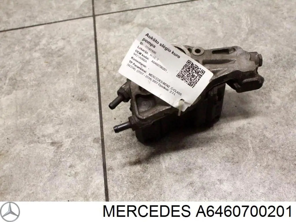 A6460700201 Mercedes bomba inyectora