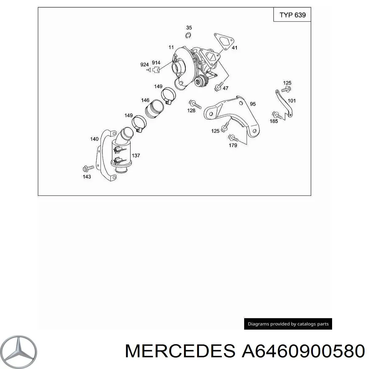 A646090178080 Mercedes turbocompresor