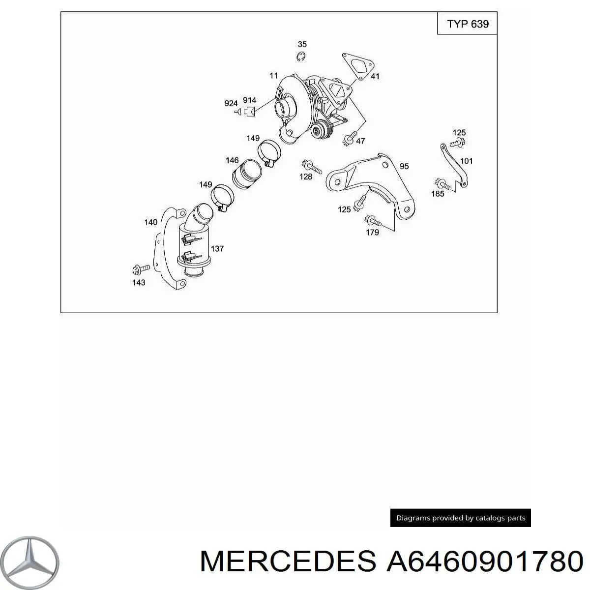 VV17 IHI Turbo para motor