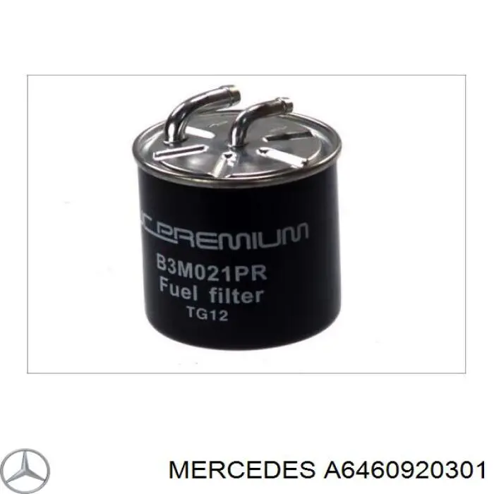 Filtro combustible Mercedes A6460920301 precio, desde 16,97 EUR