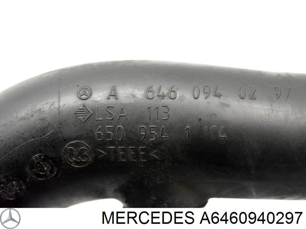 A6460941297 Mercedes Conducto de aire, salida del filtro de aire