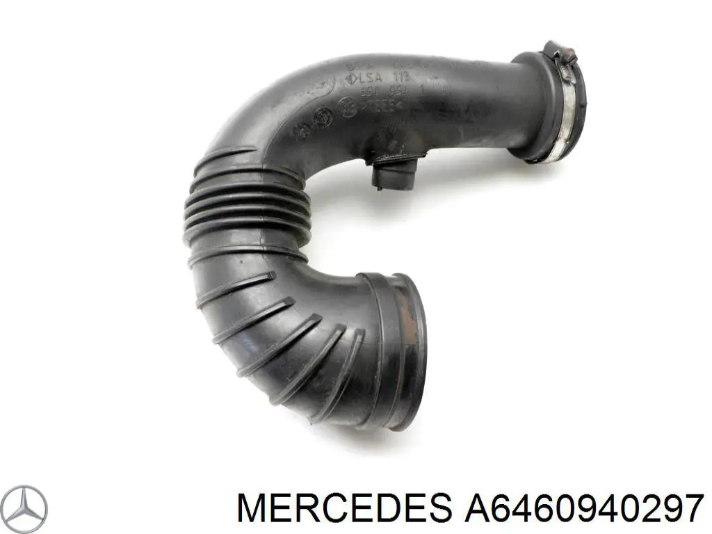A6460940297 Mercedes tubo flexible de aspiración, salida del filtro de aire