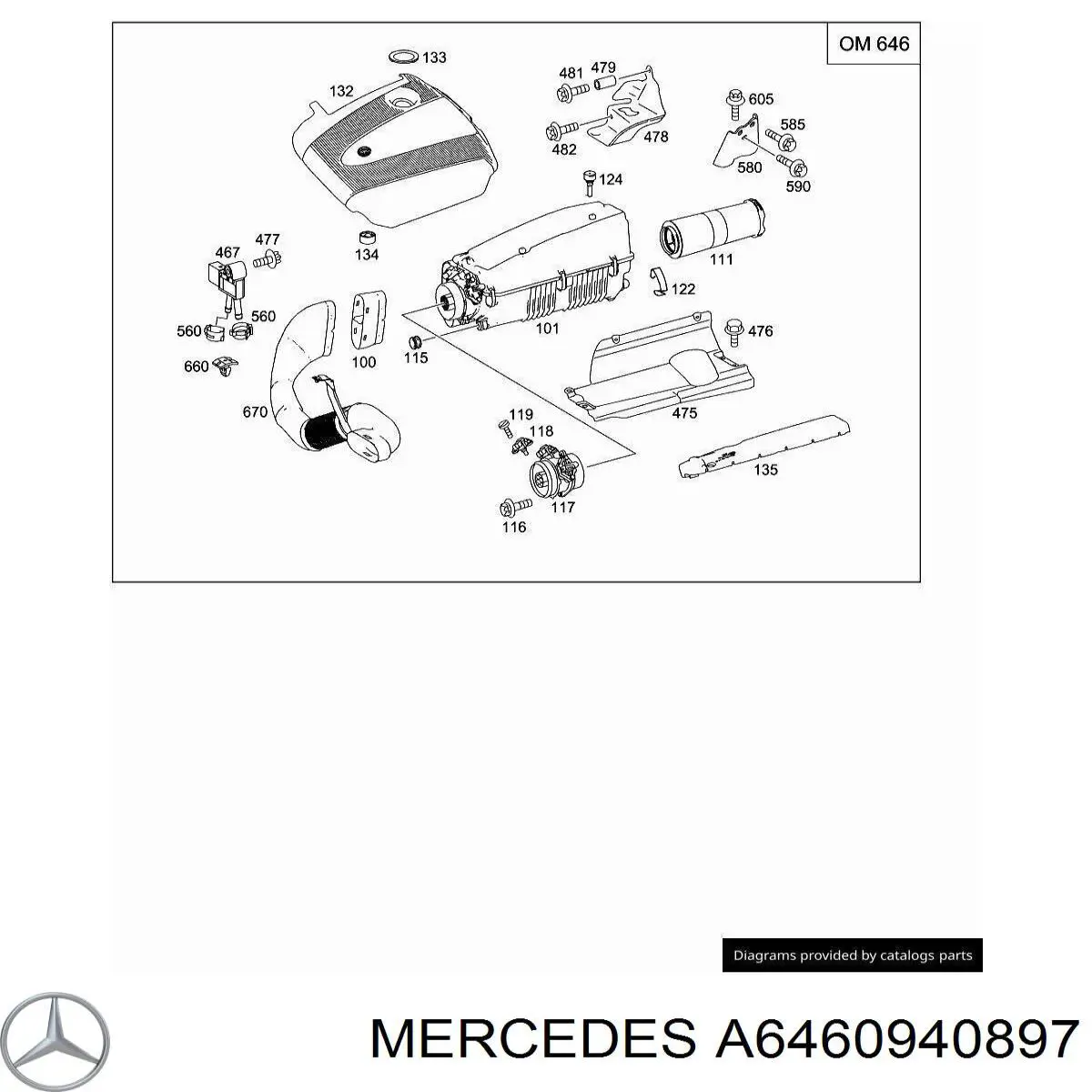  Mercedes A6460940897 precio, desde 27,50 EUR