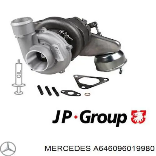 A646096019980 Mercedes turbocompresor