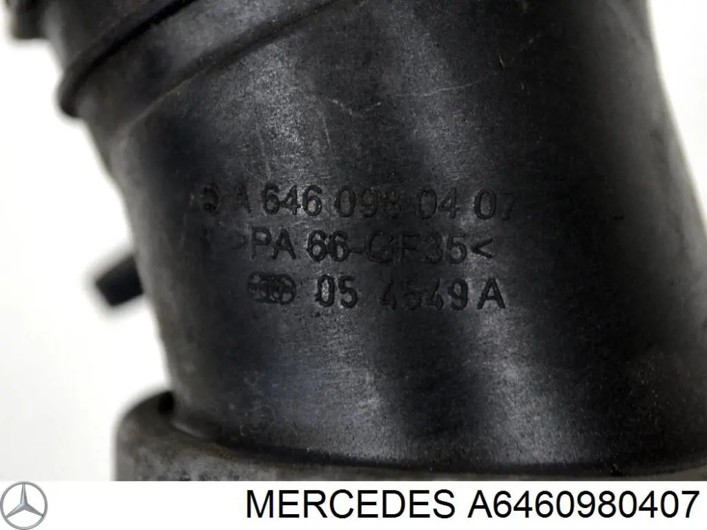 A6460980407 Mercedes tubo flexible de aire de sobrealimentación, de turbina