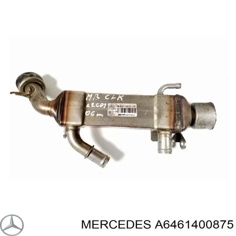 Comprar A6461400875 Mercedes Enfriador de recirculación de gases de escape EGR