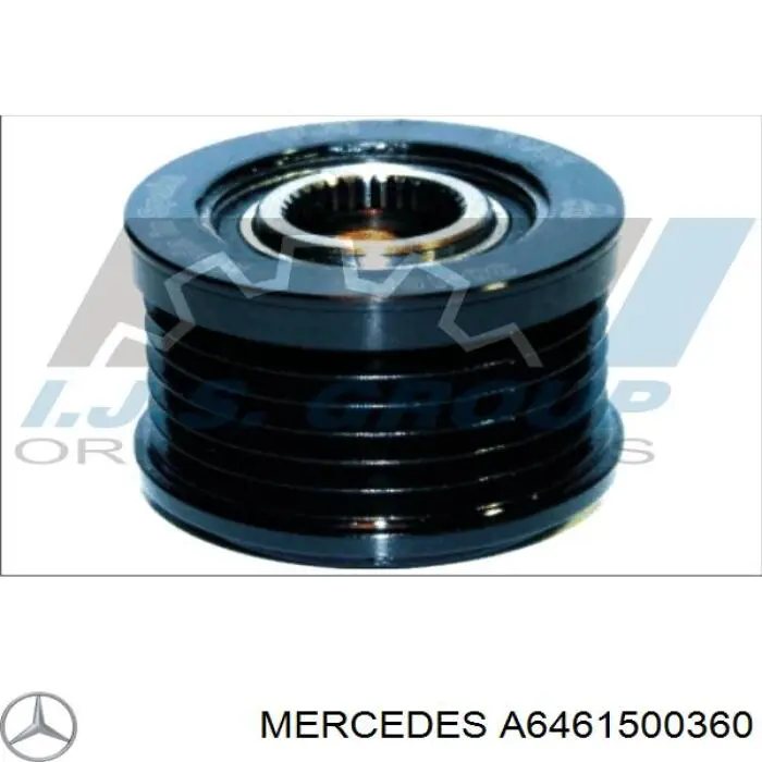 Polea de alternador Mercedes A6461500360