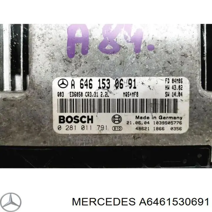 Módulo de control del motor Mercedes 646150079180
