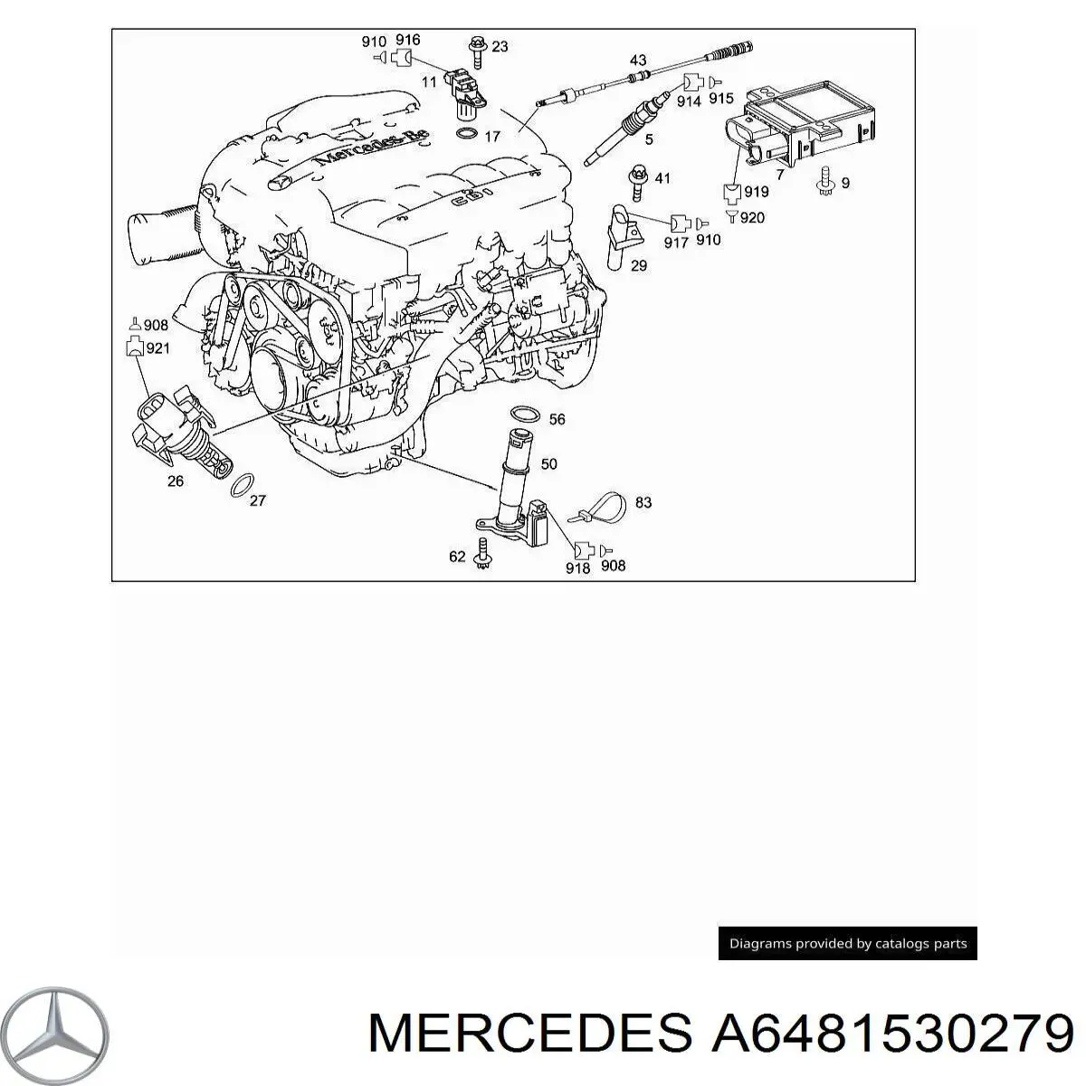 A6481530279 Mercedes relé de bujía de precalentamiento