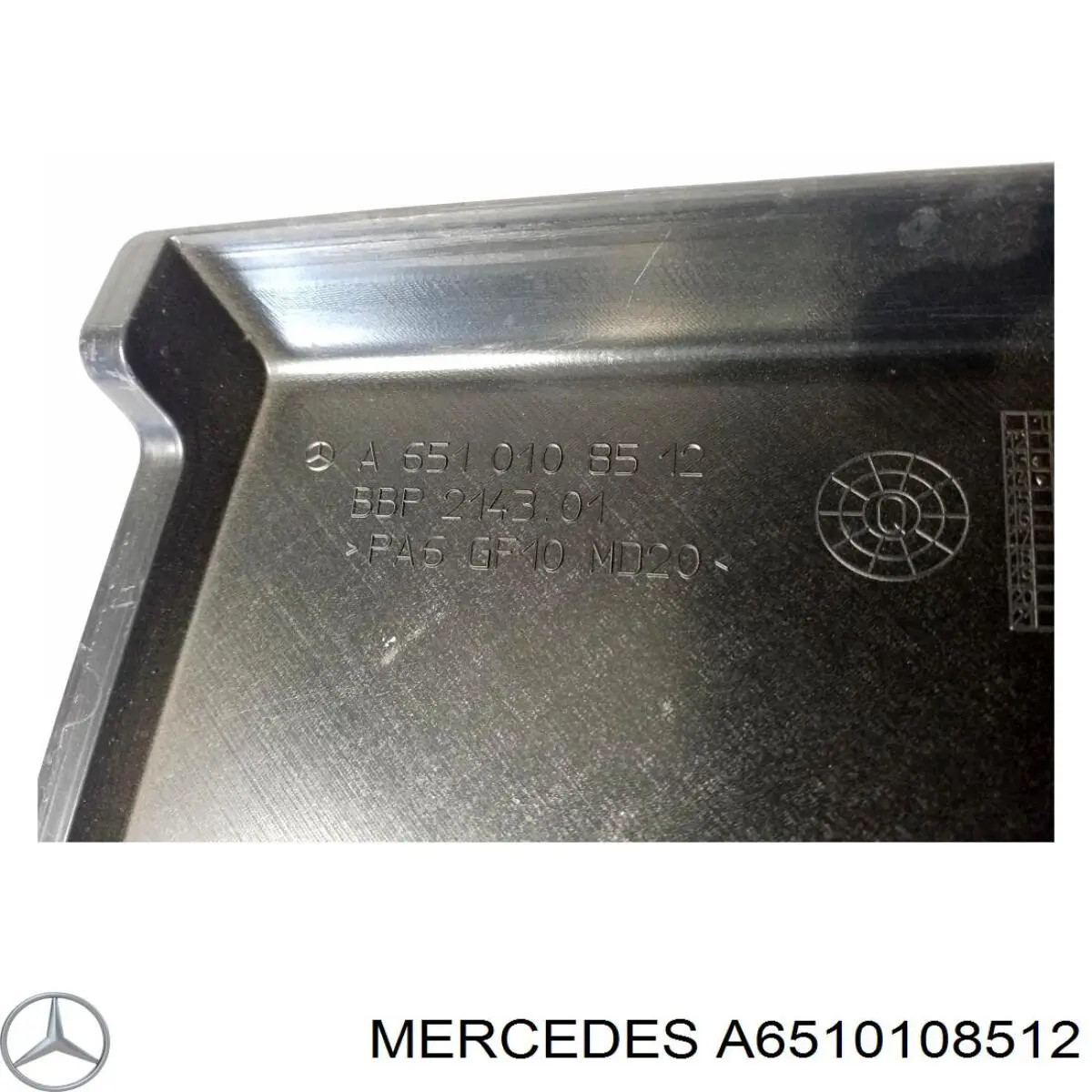 Cubierta motor Mercedes A6510108512
