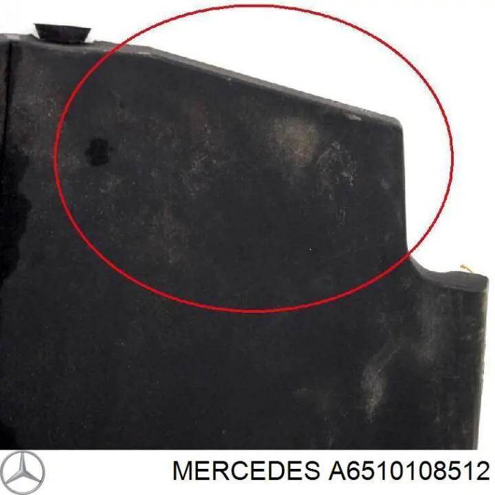 A6510108512 Mercedes Tapa del motor decorativa
