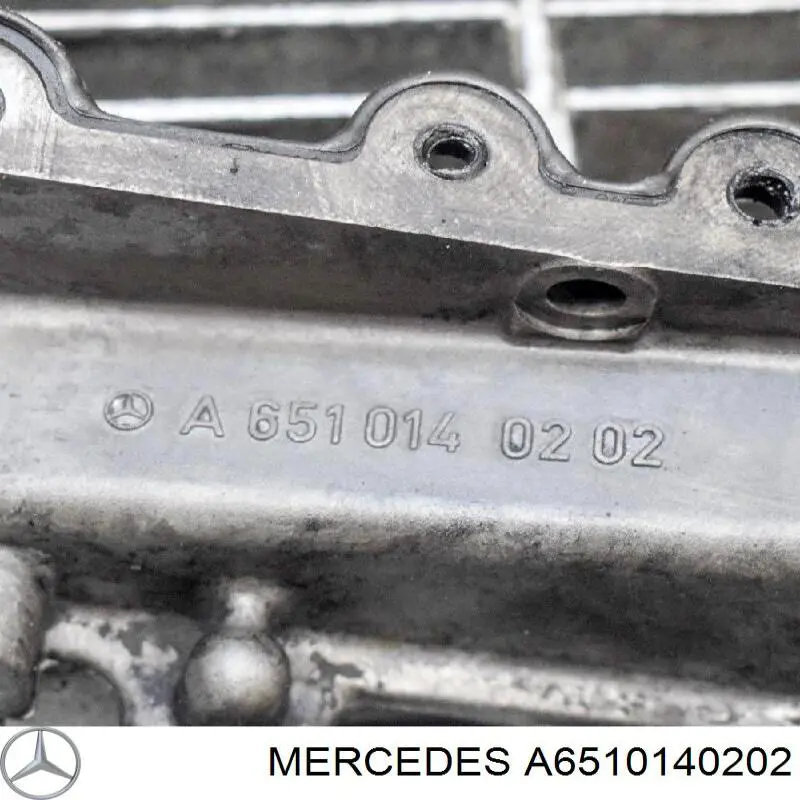 Cárter de aceite, parte superior A6510140202 Mercedes