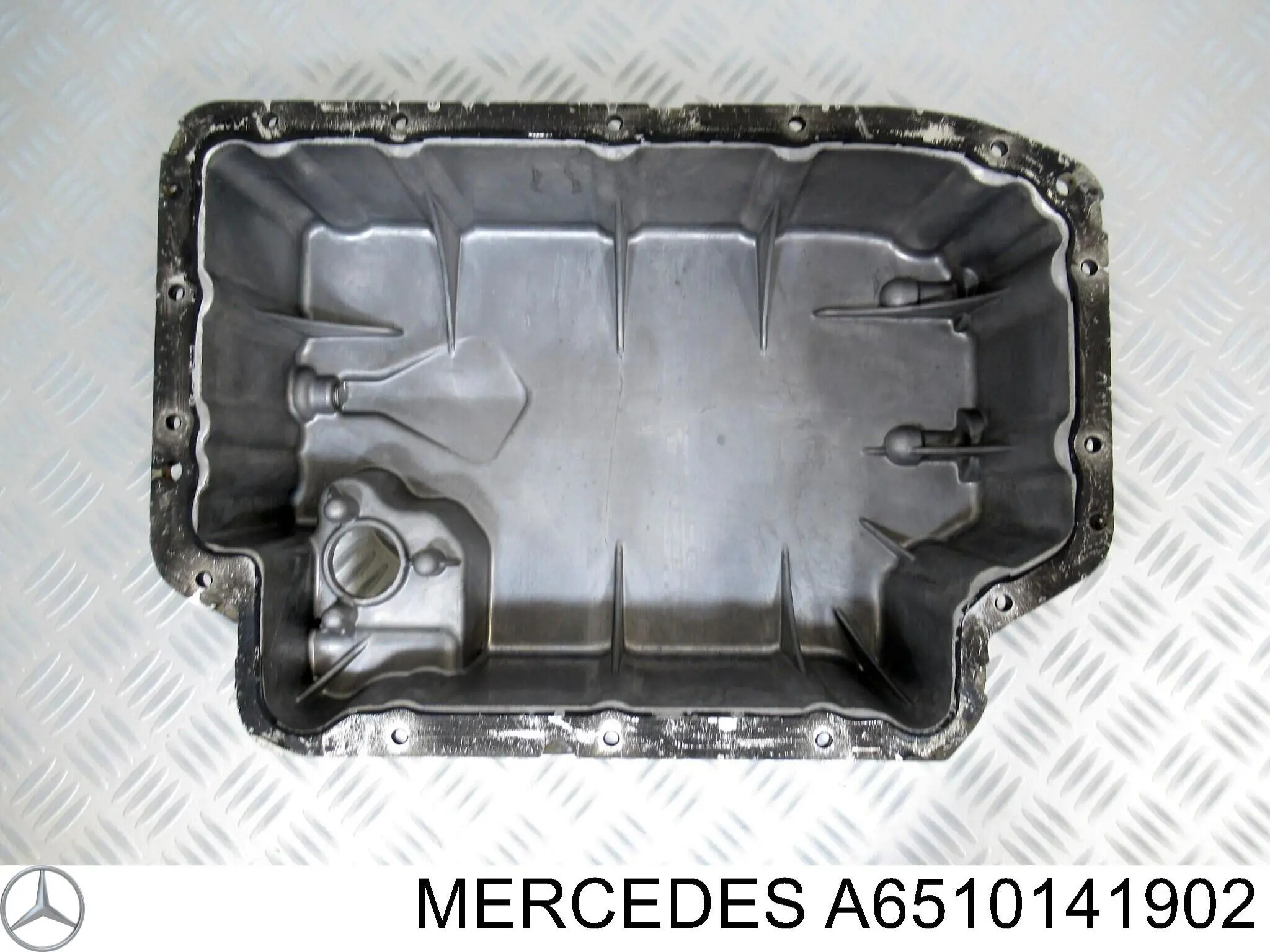 A6510100628 Mercedes cárter de aceite, parte inferior