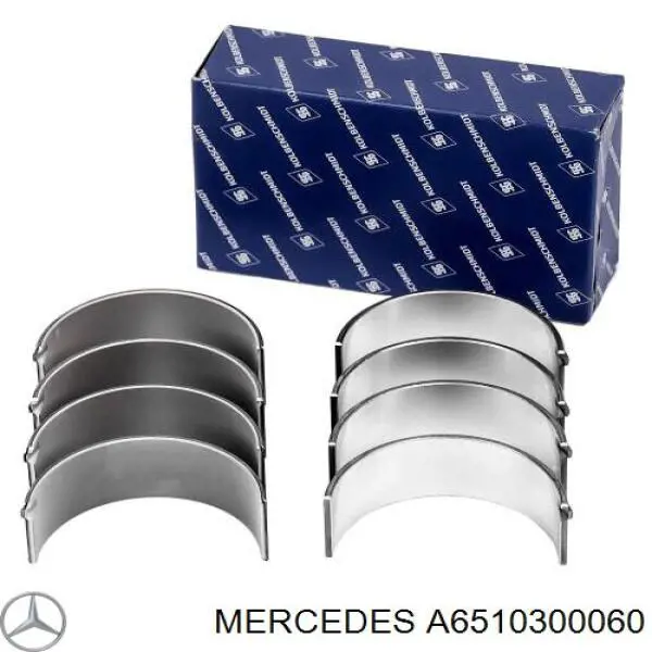 6510300060 Mercedes cojinetes de biela
