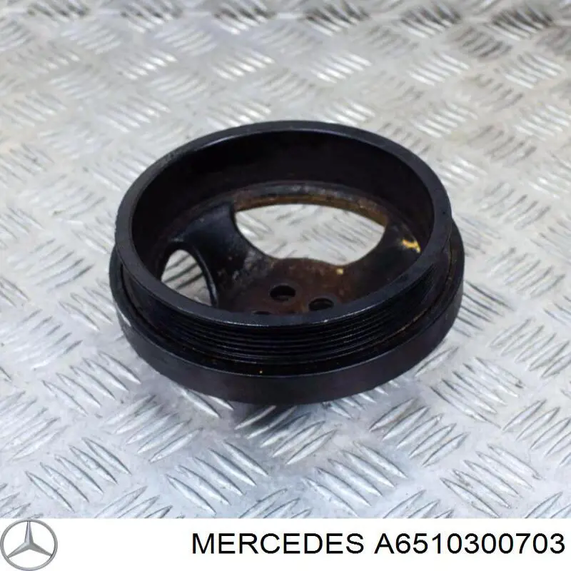 Polea de cigüeñal A6510300703 Mercedes