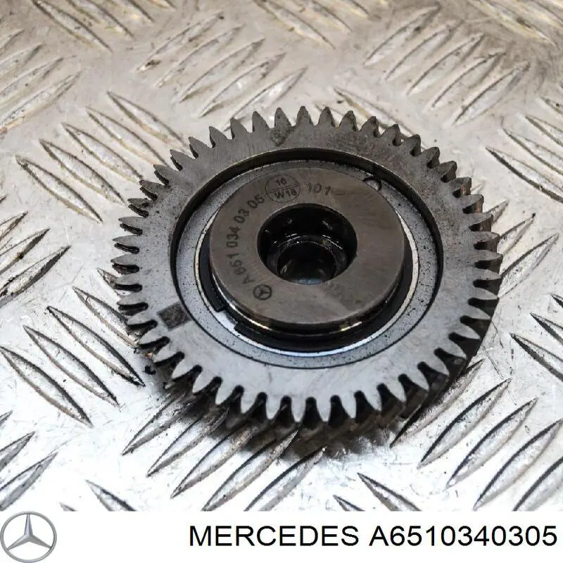 Cojinete del engranaje intermedio del árbol de levas A6510340205 Mercedes