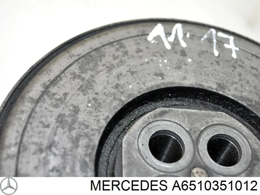 A6510351012 Mercedes polea de cigüeñal