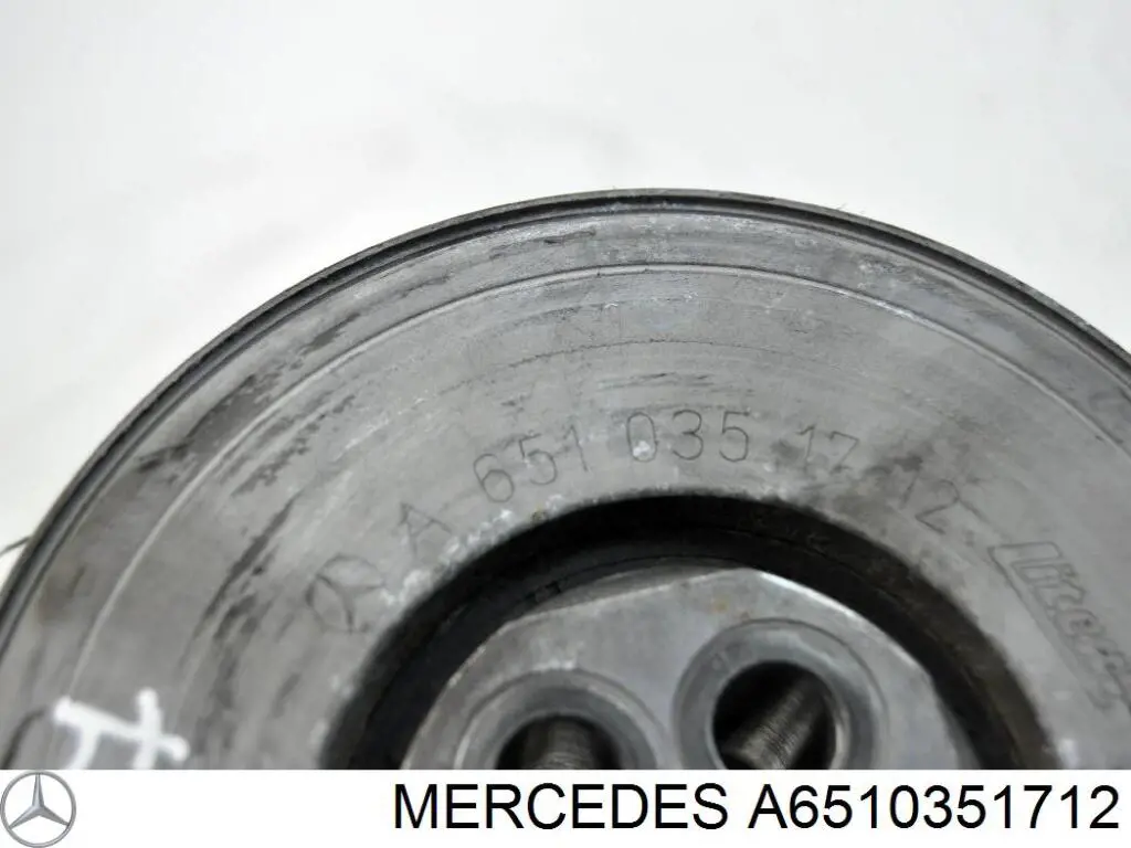 Polea del cigüeñal Mercedes A6510351712 precio, desde 251,20 EUR