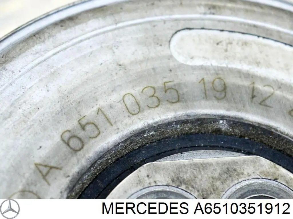Polea de cigüeñal A6510351912 Mercedes