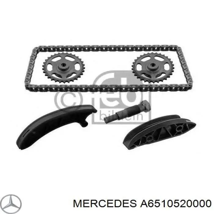 Piñón cadena distribución para Mercedes Viano (W639)