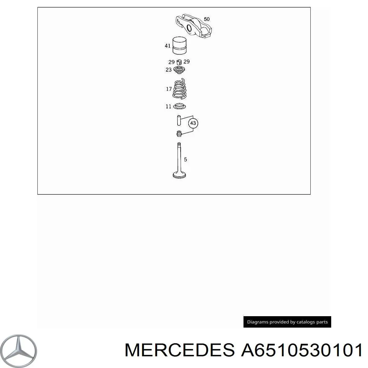 Válvula de admisión Mercedes A6510530101 precio, desde 9,08 EUR