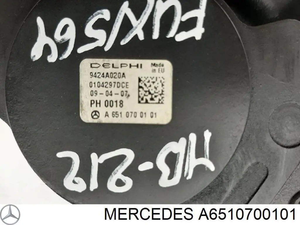 Bomba de alta presión de combustible Mercedes A6510700101 precio, desde 187,31 EUR