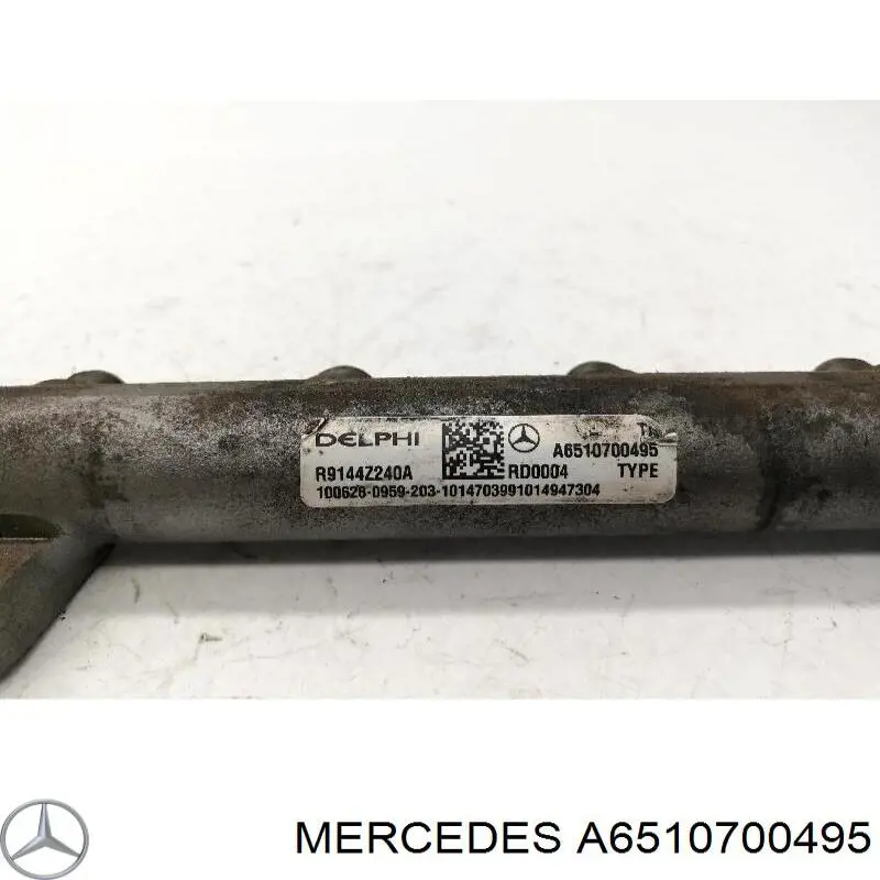 Rampa de inyectores MERCEDES A6510700495