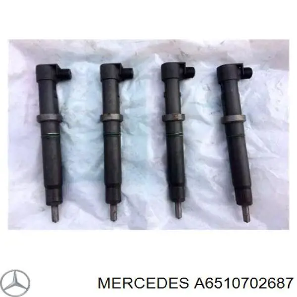 A6510702687 Mercedes inyector de combustible