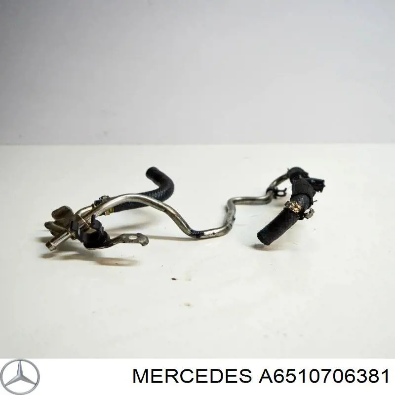 6510706381 Mercedes tubo de combustible atras de las boquillas