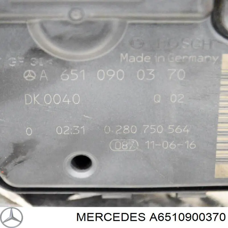 Cuerpo de aceleración completo Mercedes A6510900370 precio, desde 120,03 EUR