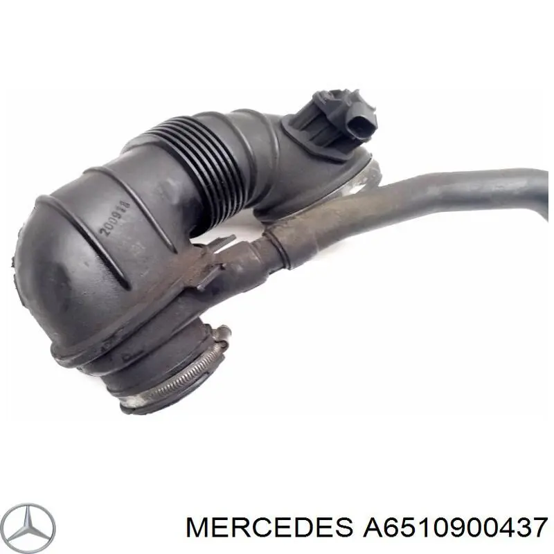 Conducto de aire, salida del filtro de aire A6510900437 Mercedes