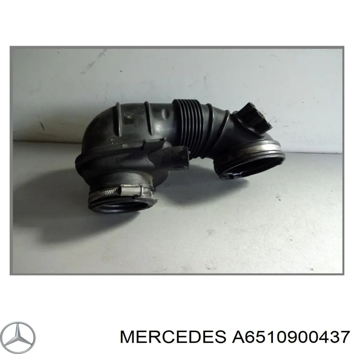 A6510900437 Mercedes Conducto de aire, salida del filtro de aire