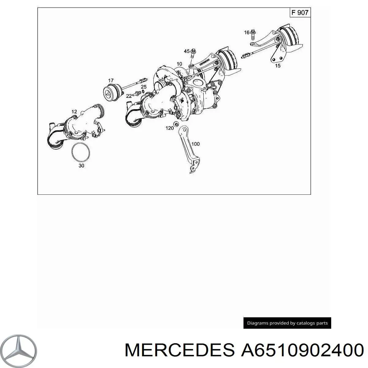 Turbocompresor Mercedes 6510902600 precio, desde 593,24 EUR