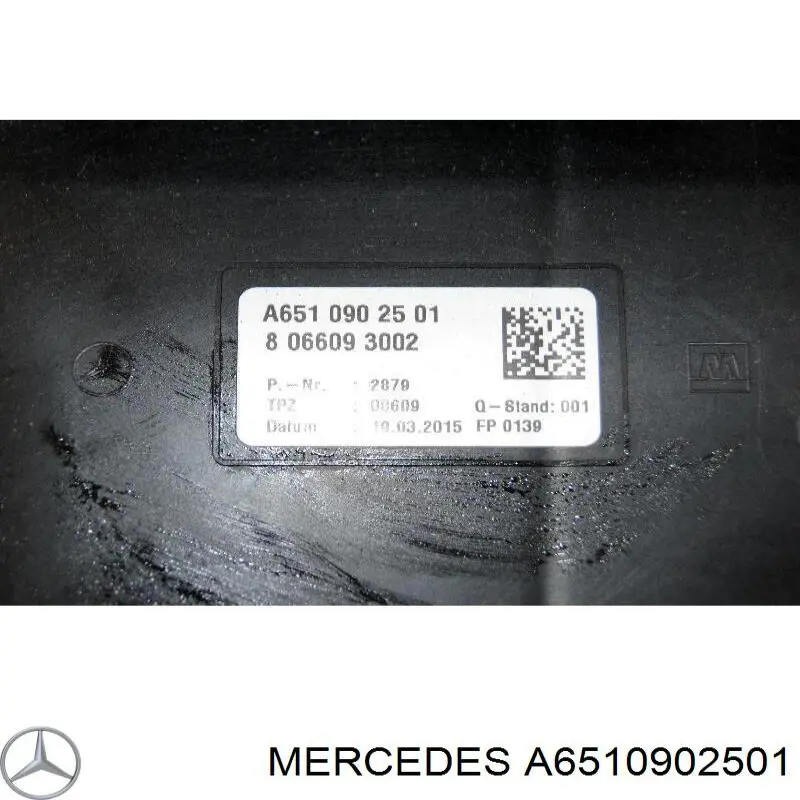 Comprar 6510902501 Mercedes Caja del filtro de aire
