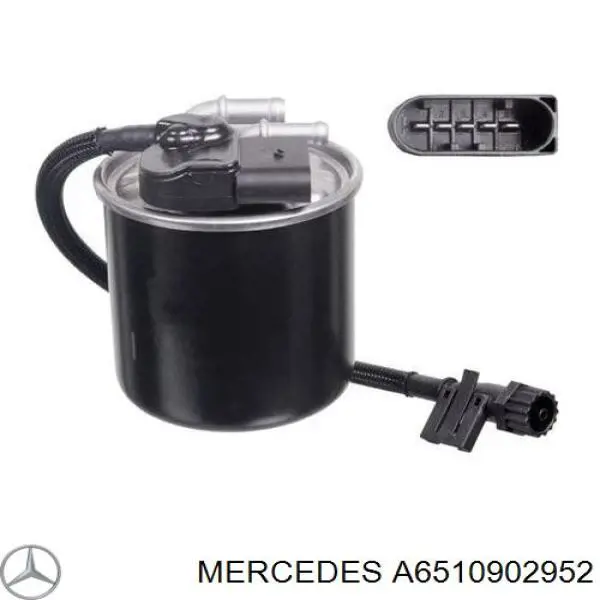 A6510902952 Mercedes filtro combustible