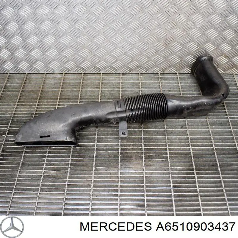 A6510903437 Mercedes tubo flexible de aspiración, entrada del filtro de aire