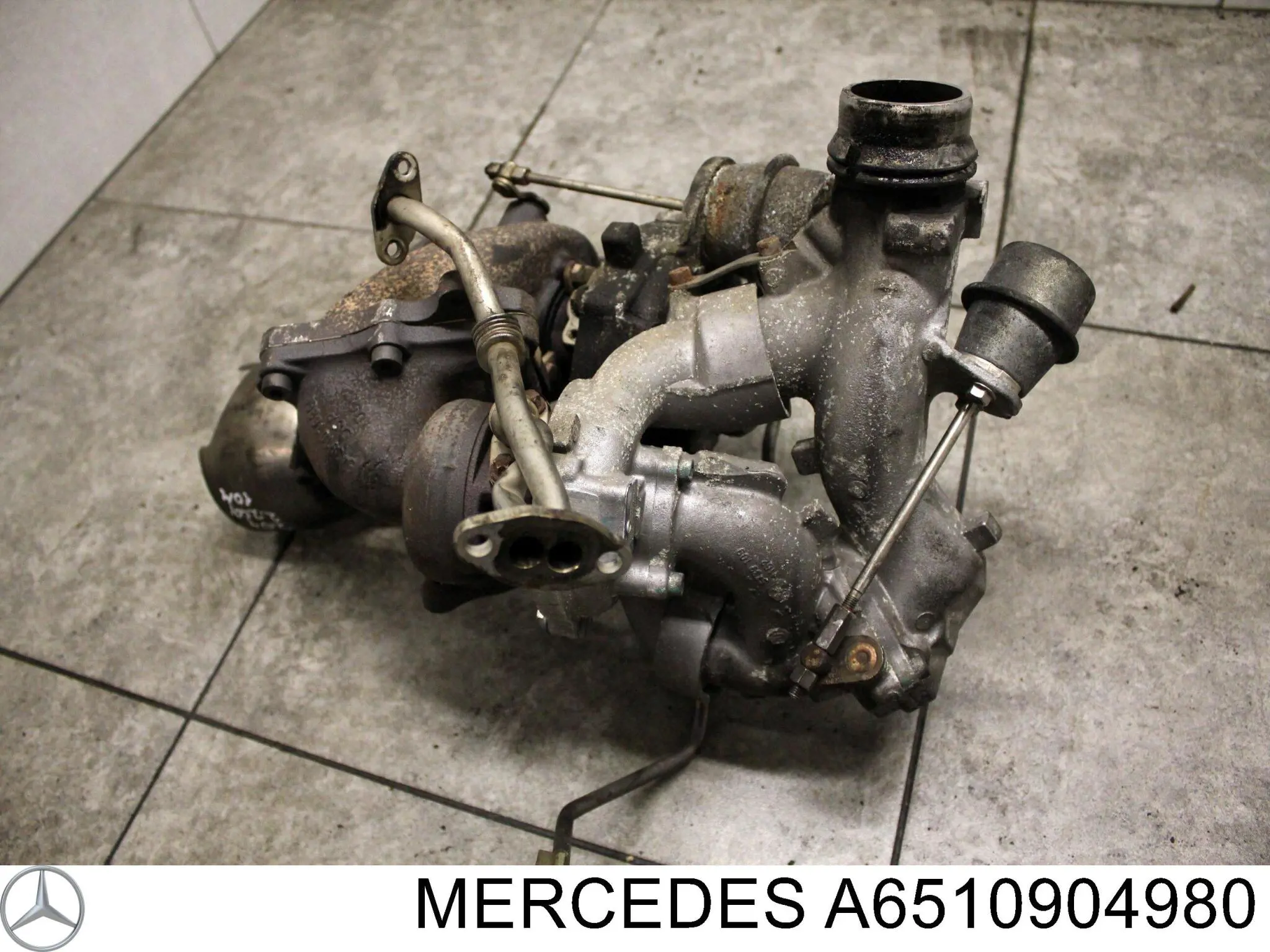 A6510904980 Mercedes turbocompresor