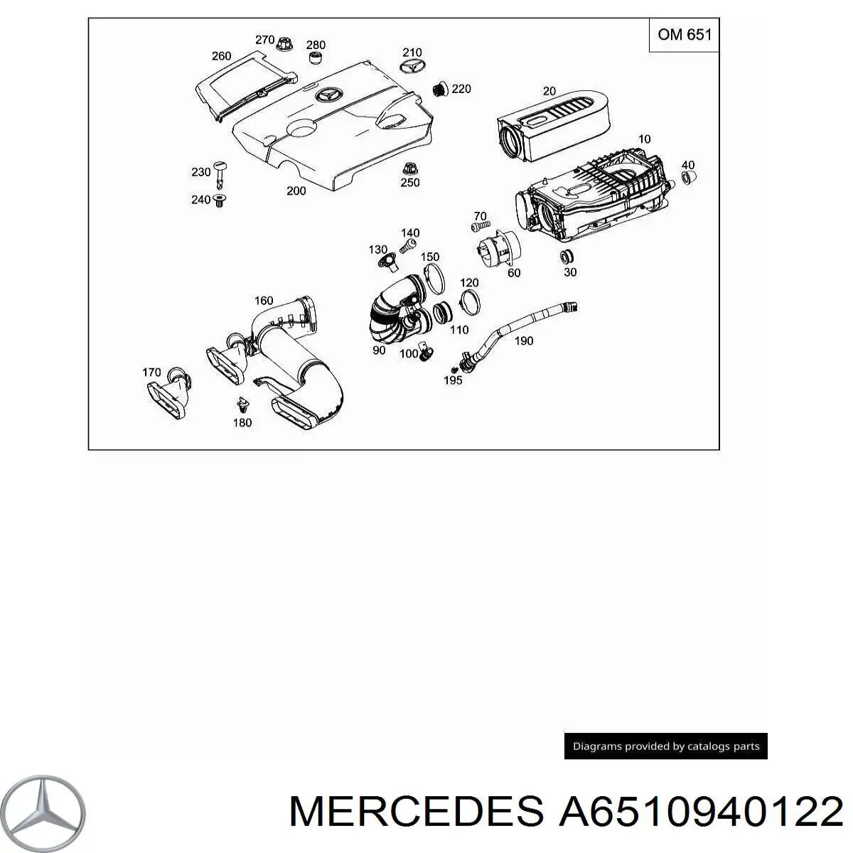  Mercedes 651094032264 precio, desde 19,90 EUR