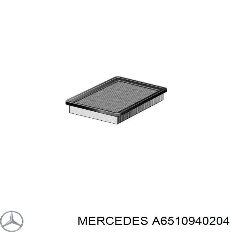 El filtro de aire Mercedes A6510940204 precio, desde 14,59 EUR