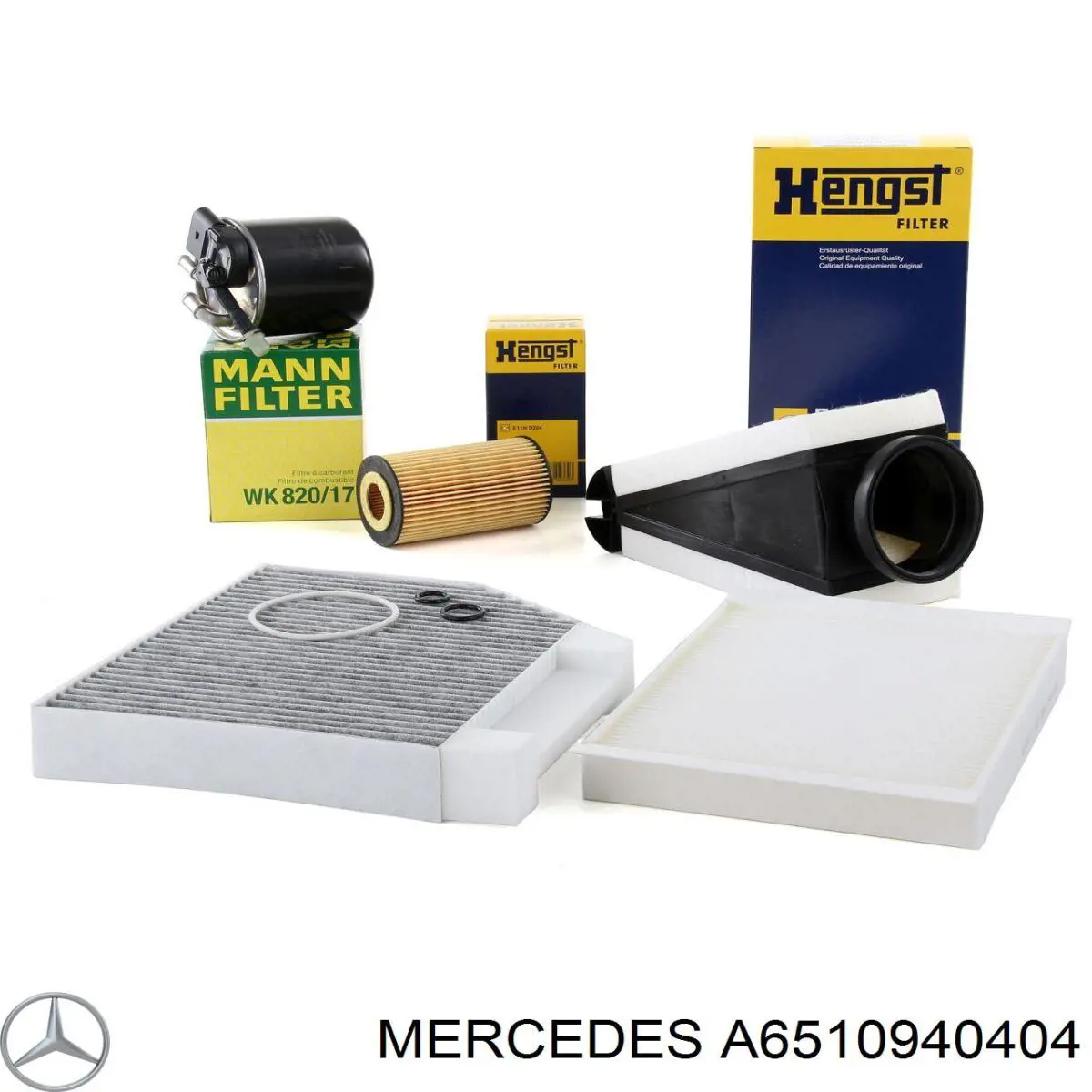 El filtro de aire Mercedes A6510940404 precio, desde 28,52 EUR