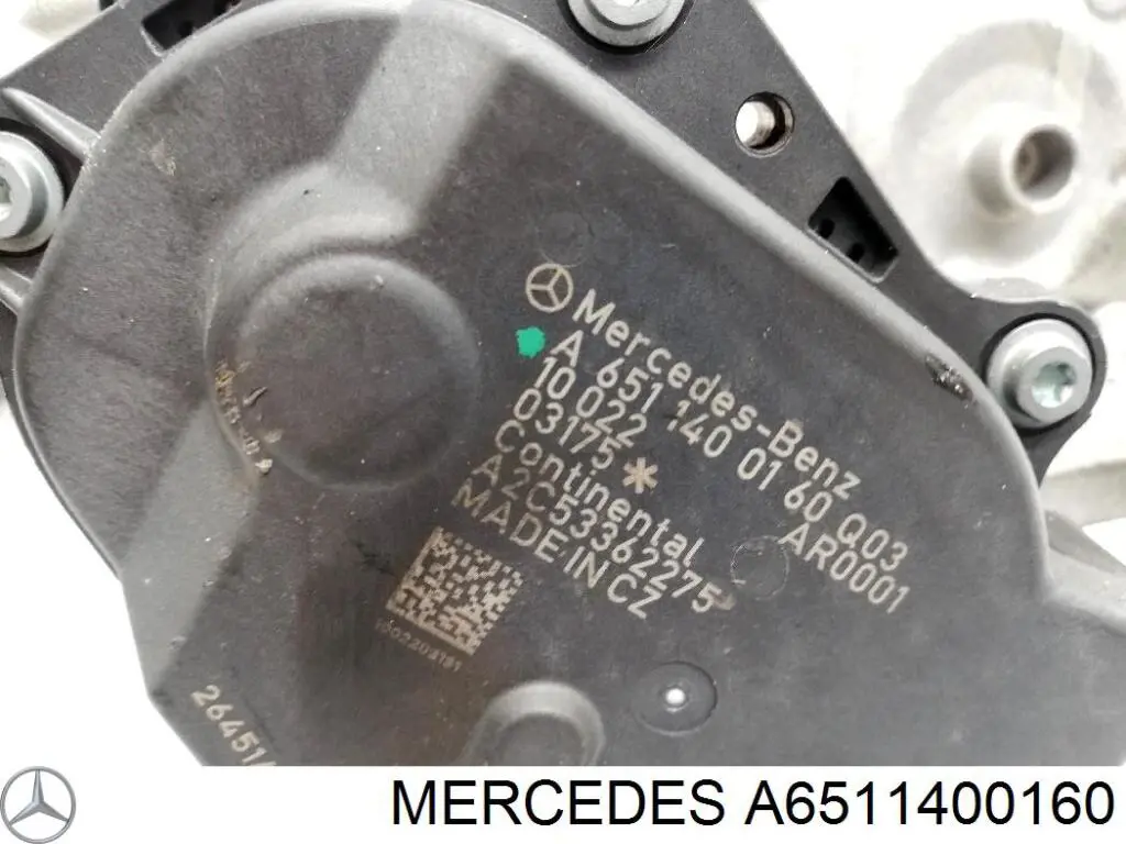 Válvula de regulación de gases Mercedes A6511400160 precio, desde 140,16 EUR