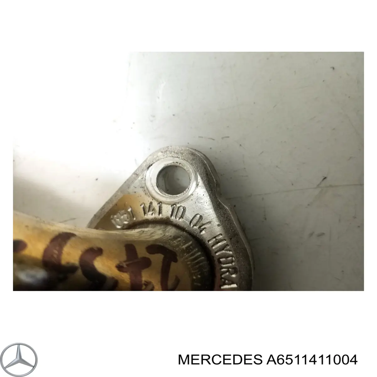 Tubo del sistema de recirculación de gases de escape EGR Mercedes A6511411004